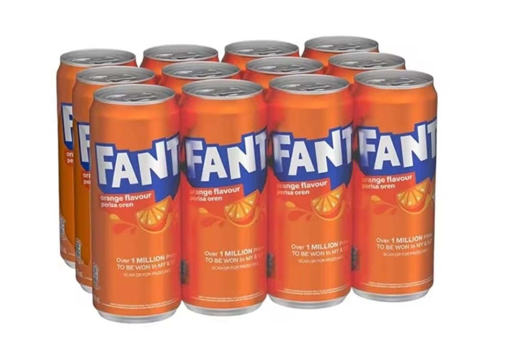 Fanta Orange Carton 12 Cans