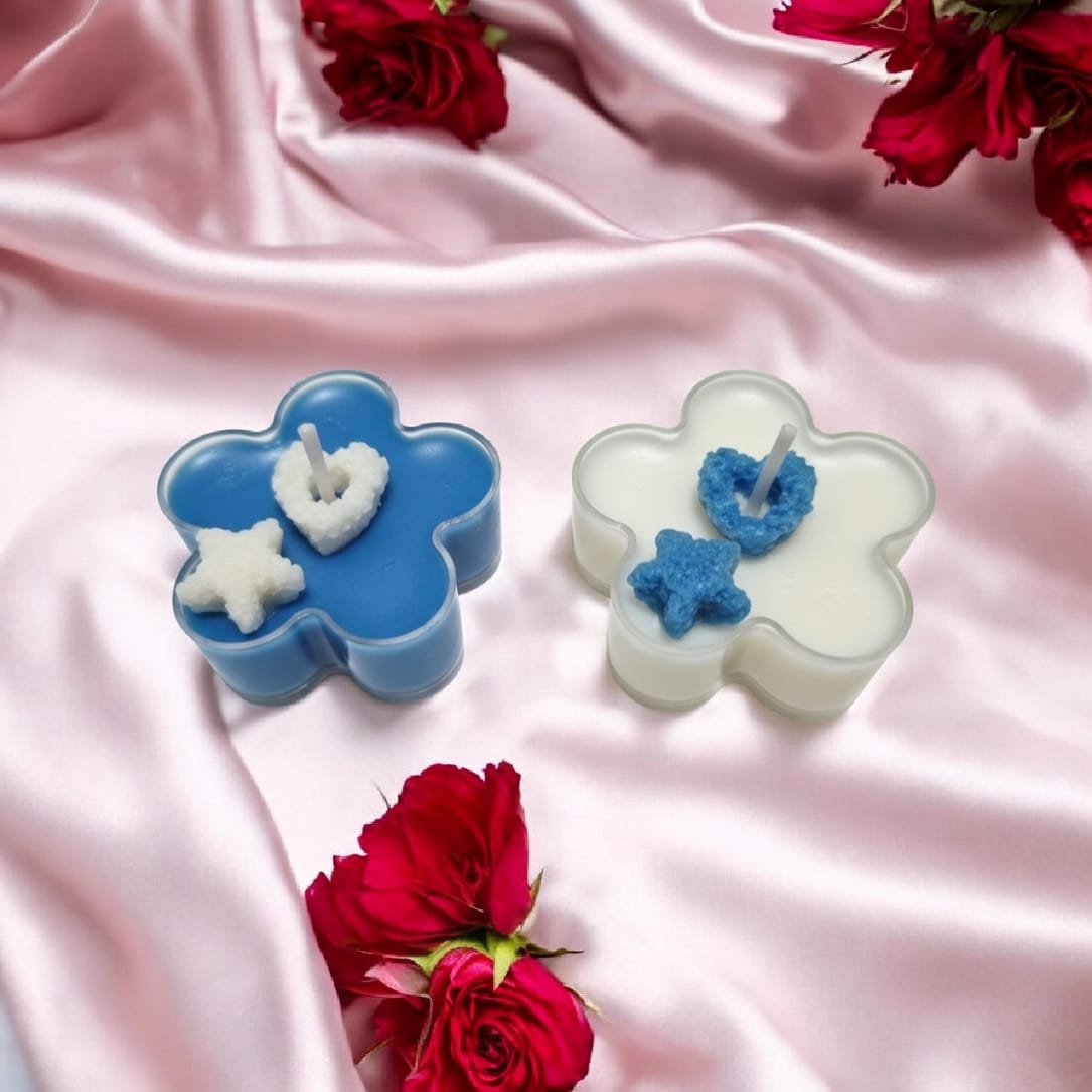 Valentine Bloom Tealight (4 in pack)